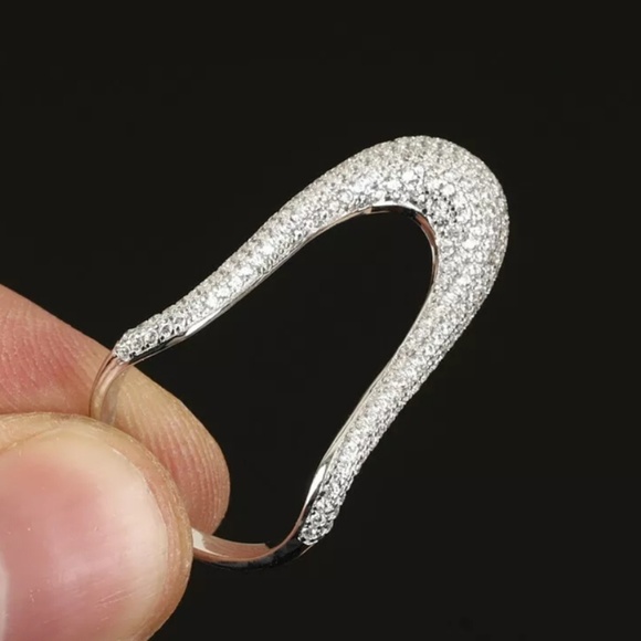 Avelons Designs Jewelry - White sapphire & sterling silver ring sz 5